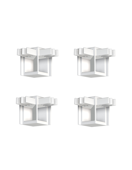 Pack 4 raccords d'angle pour Cimaise Mini-Click - Accessoire Cimaise Newly
