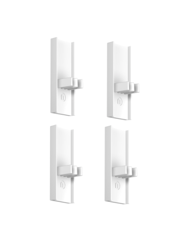 Pack de 4 embouts d'arrêt Blancs pour Cimaise Gallery-Click Rail R30 + R35 - Accessoire Cimaise Tableau Newly