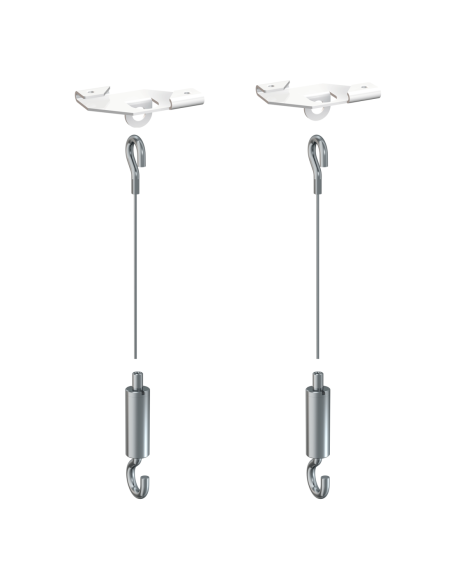 Set de suspension faux plafond pour plexi PLV