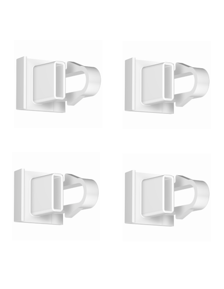 Pack de 4 embouts d'arrêt Blanc pour Cimaise Contour Rail - Accessoire Cimaise Artiteq