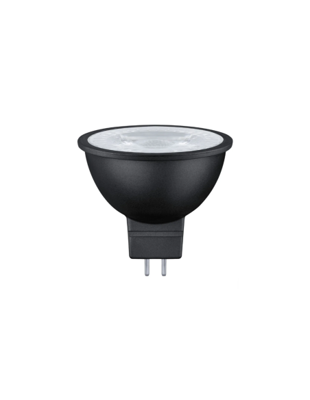 Ampoule noire 6,5W LED GU5,3 - 12 v- Paulmann