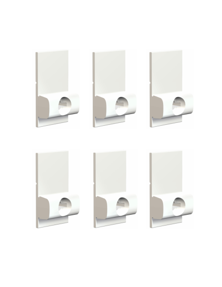 Pack clips de fixation additionnel pour Cimaises Click Rail Pro - Fixation Cimaise Artiteq