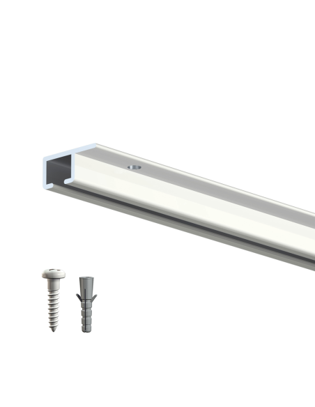Cimaise Plafond Top Rail 200 cm + vis et chevilles - Cimaise Tableau pour plafond Artiteq