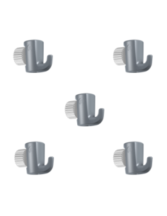Pack de 5 crochets tableau réglables à vis H30 3 kg 2 mm pour cimaise - Accessoire Cimaise Newly