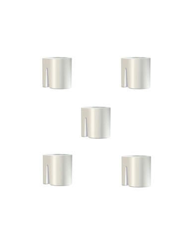 Pack 5 crochets supérieurs cylindriques - Accessoire Cimaise Artiteq