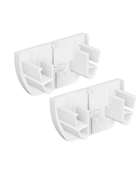 Pack de 4 embouts d'arrêt Cimaise Click Up Rail - Accessoire Cimaise Artiteq