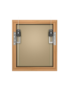 Attaches à visser pour cadre en bois - 4 pièces - 16 vis fournis