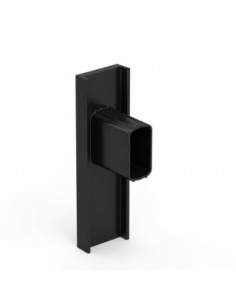 Pack de 4 embouts d'arrêt pour Info Rail Noir - Accessoire Cimaise Artiteq