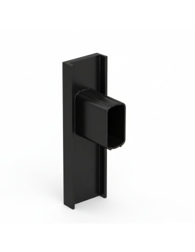 Pack de 4 embouts d'arrêt pour Info Rail Noir - Accessoire Cimaise Artiteq