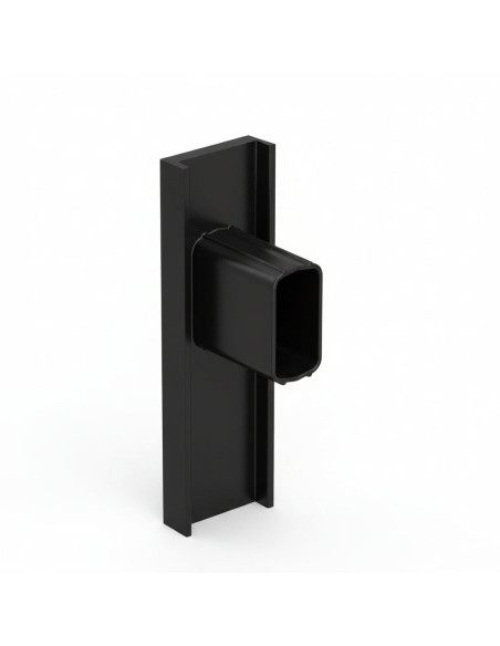 Pack de 4 embouts d'arrêt pour Info Rail Noir - Accessoire Cimaise Artiteq