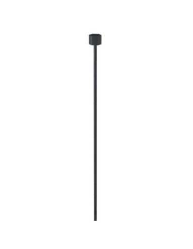 Pack 4 câbles acier à cylindre noir 1,2 mm 300 cm