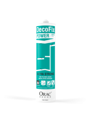 Colle Decofix Power FDP700 Orac Decor - Fixation ultra fort panneau, corniche, moulures, plinthes - 290ml