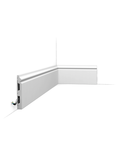 SX118 CONTOUR Plinthe Orac Decor - 14x1,8x200cm (h x p x L) - plinthe décorative polymère