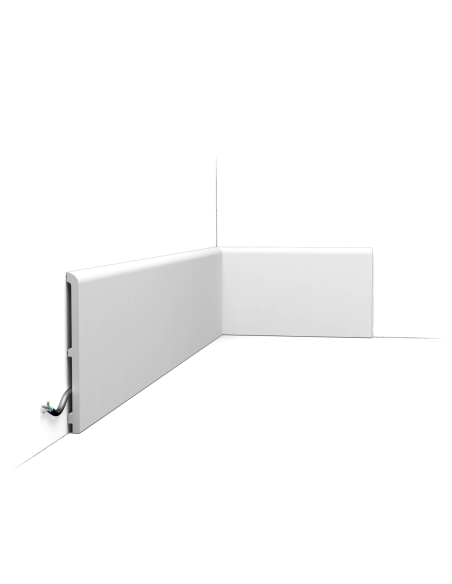 SX212 CASCADE Plinthe Orac Decor - 17 x 1,3 x 200cm (h x p x L) - plinthe décorative polymère
