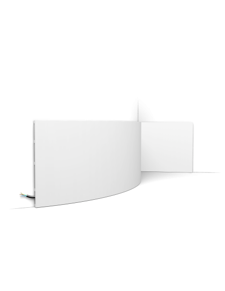 SX207F Plinthe Flexible Orac Decor - 25 x 1,3 x 200cm (h x p x L) - plinthe décorative polymère