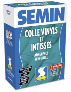 Colle vinyls et intissés - 6 rouleaux - 300 g SEMIN | PMP Décor