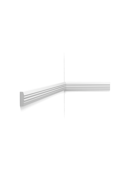 P5021 Cimaise murale Orac Decor - 3x1x200cm (h x p x L) - moulure décorative polyuréthane