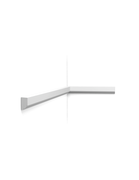P9050 Cimaise murale Orac Decor - 2,5x1,5x200cm (h x p x L) - moulure décorative polyuréthane