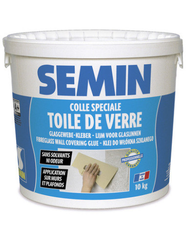 Colle vinymur - revêtements muraux toile de verre - 5kg | PMP Décor