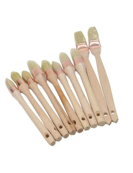 Lot 10 brosses à réchampir - brosses radiateur - Chantier - ROTA