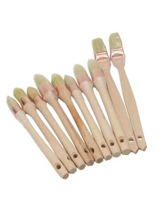 Lot 10 brosses à réchampir - brosses radiateur - Chantier - ROTA