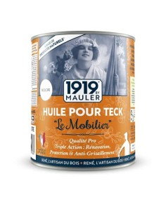 HUILE POUR TECK "LE MOBILIER" 1919 by Mauler incolore 1L