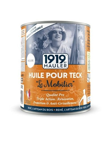 HUILE POUR TECK "LE MOBILIER" 1919 by Mauler incolore 1L