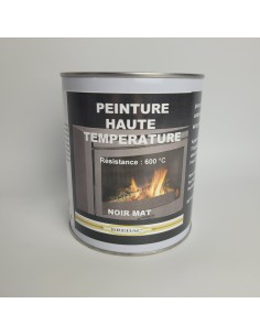 Peinture Haute Température - Noire - 500 ml