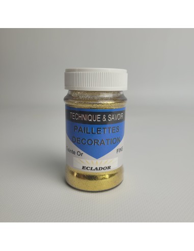 Paillettes Decoration - Teinte Or - Fine - 50g - ECLADOR