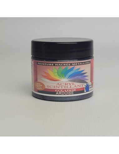 ACRYL SCINTILLANT - ARDOISE - 50ml - ECLADOR