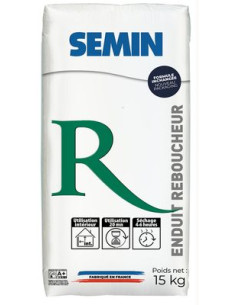 Enduit reboucheur en poudre SEMIN R 15Kg
