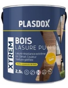 XTREM BOIS LASURE PU H2O finition satin 2,5L | PMP Décor