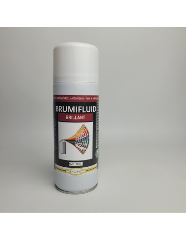 BRUMIFLUID - aspect Brillant - RAL 9001 - 400ml BREDAC | PMP Décor