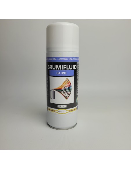 BRUMIFLUID - aspect Satiné- RAL 1023 jaune signalisation - 400ml BREDA