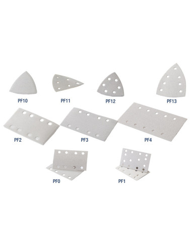 Garniture LR590 AUTOCLEAN 72 x 123 mm P180 lot de 10 | PMP Décor
