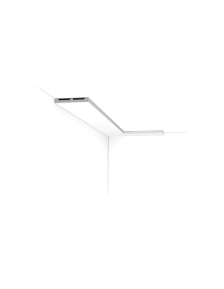 Corniche éclairage indirect 50x70x2000 mm ORAC | PMP Décor