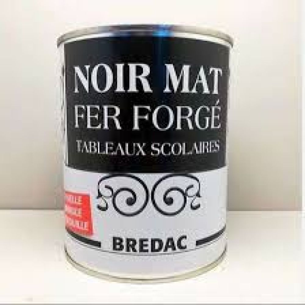 NOIR MAT FER FORGE 250ML BREDAC | PMP Décor