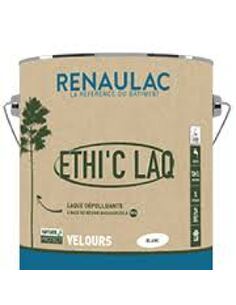 ETHI'C LAQ velours blanc - peinture dépolluante 1L - RENAULAC - PROMO 