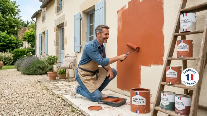 Peinture ext&eacute;rieure pour fa&ccedil;ade et r&eacute;novation